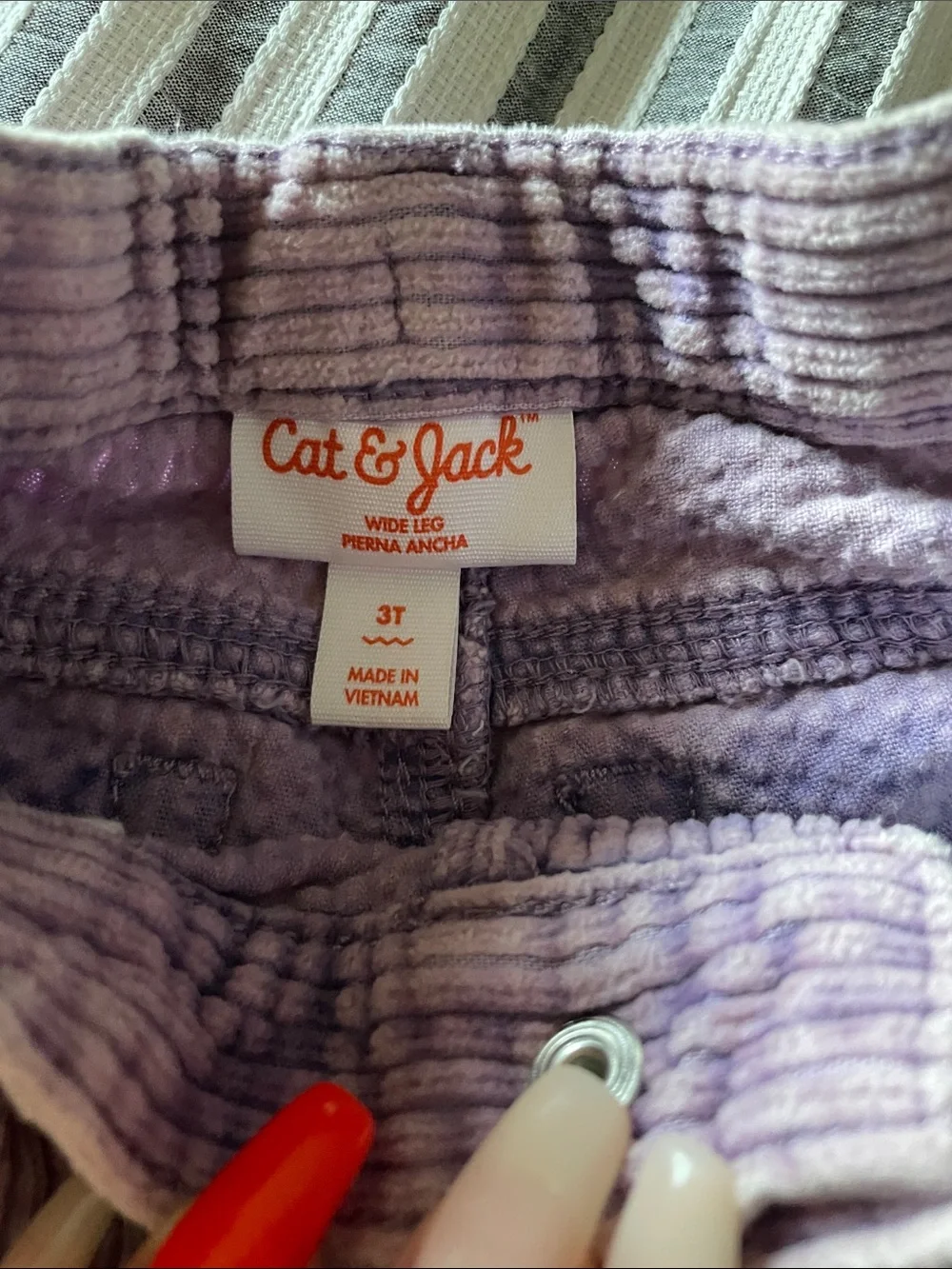 Cat & Jack Lavender Corduroy Girls' Casual Pants